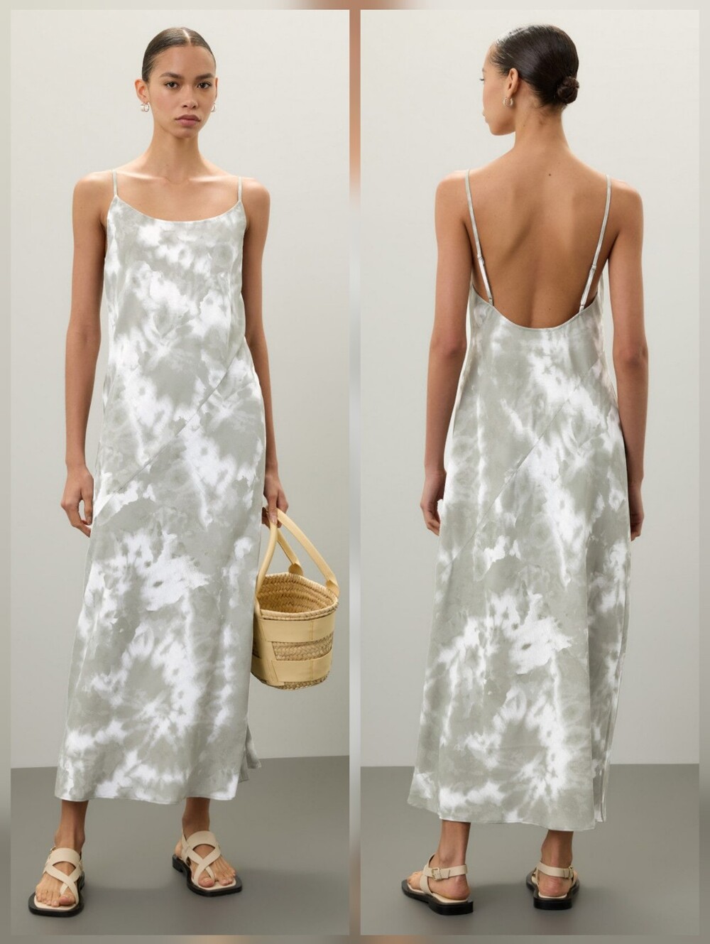Thakoon Tie Dye Dress Casual Dress Scoop Neck Sleeveless Size 4